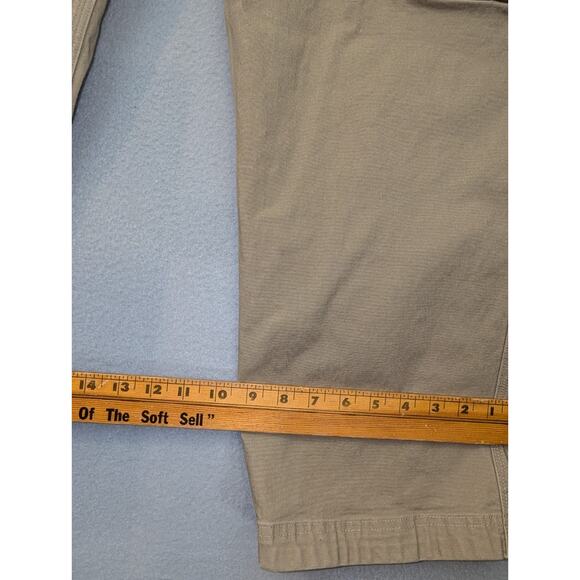 Duluth Trading Co Flex Fire Hose Cargo Pants Men's 40x30 Relaxed Fit Tan Work - Picture 6 of 14